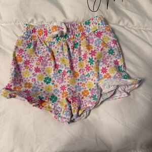 Floral Print Baby Shorts